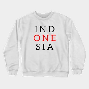 INDONESIA, ONE NATION Crewneck Sweatshirt